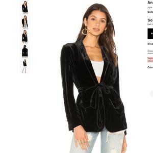 Joie Anasophia Velvet Jacket